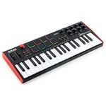 AKAI Professional MPK Mini Plus - USB MIDI Keyboard Controller with 37 Mini Keys, 8 MPC Pads, Sequencer, MIDI/CV/Gate I/O, Music Production Software