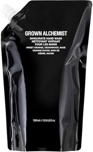 Grown Alchemist Invigorate Hand Wash Refill – Liquid Hand Soap with Aloe, Sweet Orange, Cedarwood & Sage – Gentle, Moisturizing Kitchen & Bathroom Soap, Natural Plant Based Gel Cleanser, 1L