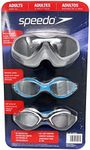 Speedo 3 Pack Adult Swimming Goggle