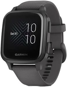 Garmin Venu Sq, GPS Smartwatch with All-day Health Monitoring and Fitness Features, Built-in Sports Apps and More, Square Design Smartwatch with up to 6 days battery life, Shadow Grey