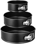 RFAQK Cake tins Baking Set of 3 (4”