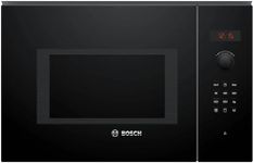 Bosch 25 Litre Series 6 Built-In Microwave Oven Stainless Steel Microwave Oven (BEL553MB0I,Black)