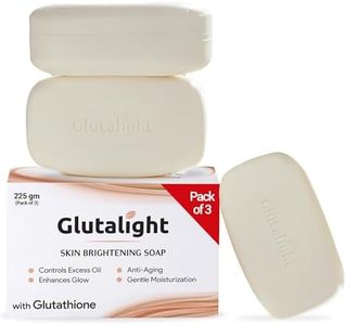 Glutalight | Glutathione | Fades Dark Spots & Hyperpigmentation | Tan Removal Soap For Women & Men | Helps Control Excess Oil | Combo Offers |For Radiant Glow - Pack of 3