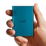 boAt Newly Launched Pocket Energyshroom PB400 Pro 20000mAh | Compact Power Bank w/Type-C Input (2-Way Port), 3X Output Ports,2-Way 22.5W Fast Charging, Pass-Through Charging(Steel Blue)