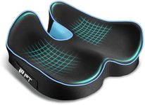 POOTACK Seat Cushion, Coccyx Cushion for Tailbone Pain, Sciatica Pain, Coccyx Pain and Lower Back Support, Memory Foam Seat Cushion for Office Chair, Desk Chair&Car Seat