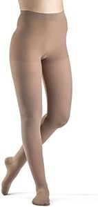 DYNAVEN by Sigvaris Women's Compression Pantyhose 20-30mmHg - Closed Toe for Daily Support - Medium Shirt - Black
