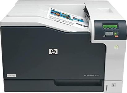 HP Color LaserJet CP5225n CE711A, Stampante a Singola Funzione A3, Stampa Fronte e Retro Manuale a colori, 20 ppm, USB, Ethernet, HP Smart, Schermo retroilluminato a 2 righe, No WiFi, No Fax, Bianca