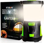 Internova® 2000 Lumen LED Camping Lantern, Longest Lasting Battery Lantern, Powered & Operated with Infinite 360 Degree Light Control