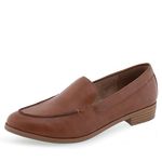 Aerosoles Women's East Side Loafer, Dark Tan Leather, 9 UK