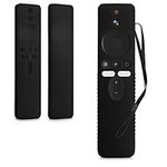 kwmobile Case Compatible with Xiaomi Mi TV Stick 4K Case - Soft Silicone Cover for Remote Control - Black