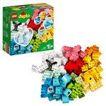 LEGO 10909 DUPLO Classic Heart Box, First Bricks Building Toy, Educational Activity and Development Set, Early Learning Toys for Toddlers 1.5-3 Years Old