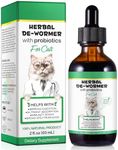Cat Worming Treatment Worming Treatment for Cats Cat Wormer Natural Herbal Wormer for Cats Kitten Worming Treatment Dewormer for Cats 60ml