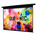 Duronic Projector Screen EPS60 /43 Electric Projection Screen 60 Inch for Home Cinema School Office 4:3 Ratio Matt White Wall Ceiling Mountable HD 3D UHD 4K