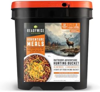 ReadyWise Outdoor Adventure Meals - Hunting Bucket, 24 Servings