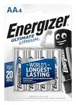 Energizer Ultimate Lithium AA 1 Pack(4 Quantity)