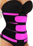 Clearance Items Under 5 Dollars 2024 Waist Trainer Corset for Women Plus Size Tummy Control Cincher Workout Girdle Slimming Hourglass Body Shaper Sold by Only Products Hot Pink