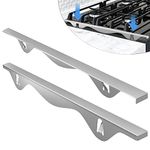 Tonhui Stainless Steel Stove Gap Covers, Kitchen Stove Counter Gap Filler, Stove Guard Counter Gap Cover Length 25.4" Heat Resistant for Years of Use - 2 PCS (Left and Right)