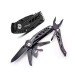 HONZIN Multi Tool Pliers Set, Foldable Pliers Stainless Steel Multitool with Nylon Pouch Ideal Pocket Tool for Outdoor