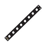 MX STUDIO PLATE 1X 8 WAY SIZE 486 X 50 mm - PRO AUDIO STAGE PLATE MX-3151A