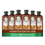 Herbal Essences Bio Renew Coconut Milk Hydrate Shampoo, 400 ml, Pack of 6