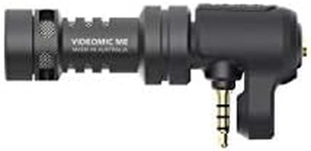 RØDE VideoMic Me Compact Directional Smartphone Microphone with 3.5mm TRRS Connector for Mobile Filmmaking and Content Creation