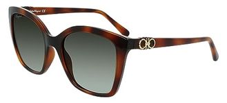 Salvatore Ferragamo SF1026S Dark Havana/Grey Shaded 54/19/140 women Sunglasses