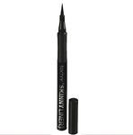 Technic Skinny Felt Tip Liquid Eyeliner - Black Precision Tip & Soft Grip Pen For Long Lasting, Quick Flick Natural or Statement Looks - Suitable for Beginners - 1.5ml