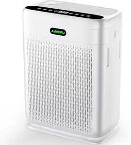 Air Purifiers for Home Large Room with Remote, Up to 3000 Sq Ft, H13 Hepa Double-Sided Air Filter Purifier with PM 2.5 Display Air Quality Sensor, Air Cleaner for Bedroom, Dust, Pets, Smoke, Pollon