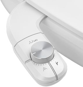 YISSVIC Toilette Japonaise Bidet Toilette WC non Electrique Double Buses Rétractables Installation Facile Autonettoyantes Pression d'Eau Réglable à Eau Froide Nettoyage Avant et Arrière