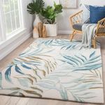 UNIQUE CARPET CREATION Hand-Tufted Woolen Carpet Solid Area Rug for Living Room (Size 2X8 Feet Multicolor 60X240 Cm)