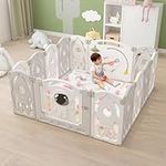 ADVWIN Foldable Baby PlayPen 14 Pan