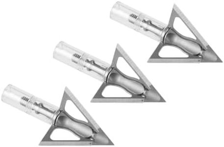 G5 Striker V2 Fixed 3-Blade Broadhead - Archery Hunting Steel Ferrule 100 Grain 1.25" Cutting Diameter Broadhead - Crossbow Version