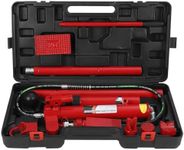 4 Ton Porta Power Hydraulic Kit with 4.7 Ft/1.4 m Oil Hose,Portable Hydraulic Jack for Porta Power Hydraulic Equipment Construction Loadhandler Truck Bed Unloader Farm