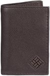 Columbia Men's Trifold Wallet, RFID, Brown