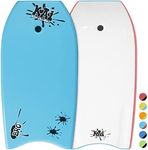 Kai Bodyboards Bro (Light Blue (Red Rails), 36")