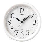 Casio White Round Wall Clock IQ-01-7R