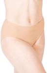 Body Wrappers 264 Womens' Under Wraps Microfiber Bikini cut Brief (S, Nude)