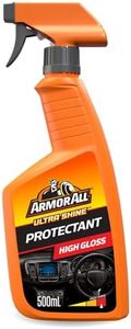 Armor All Ultra Shine High Gloss Protectant 500 ml, Cleans & Protects Plastic, Rubber & Vinyl Car Interiors, Guards Against UV, Ozone & Oxygen Damage, Prevents Cracking, Enhances Colour & Shine