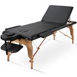 Portable Massage Table Massage Bed Lash Bed SPA Bed 84'' Professional Facial Bed Height Adjustment with Carrying Bag & Accessories