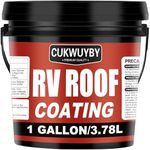CUKWUYBY RV Roof Sealant White, RV Roof Coating 1 Gallon
