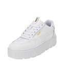 Puma Womens Karmen Rebelle White-White Sneaker - 3 UK (38721201)