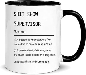 Boss Coffee Mug Shitshow Mug Shit Show Mug Shitshow Supervisor MugThank You Gift for Boss Manager, CEO, Leader from Employee Birthday Christmas Gifts Idea for Male Female Lady Bosses Coffee Mug 11 Oz
