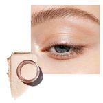 Oulac Glitter Eyeshadow for Highlighter Makeup - White Eyeshadow with Waterproof Formula | Up to 12 Hours Wear | Creates Eye-Catching Eye Make-up, Vegan, 6g - GOLDEN SHORE