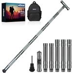 aiGear Walking Stick, Hiking Walking Trekking Poles, CNC Machined Aluminum Tactical Cane - Adjustable Length, Ultralight For Hiking, Camping, Mountaining, Backpacking(PPWS002)