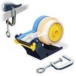 Excell Multi Tape Dispenser Holder (76.2mm) with C-Clamp: Durable Metal, Anti-Rust Blade, Adjustable Tension, and Wide Cutting Angle. Easily Mount on Any Workstation.