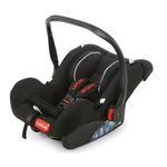 LuvLap 4-in-1 Infant/Baby Car Seat & Carry Cot with Canopy, Convertible to Car seat, Rocking Chair, Carry Cot & Feeding Chair, 0 to 6 Months (Black)