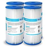 Membrane Solutions 20 Micron Pleated Water Filter Home 10"x4.5" Whole House Heavy Duty Sediment Replacement Cartridge Compatible with ECP10-1,ECP20-BB,R50-BBSA,FXHSC,CB1-SED10-BB (4 Pack)