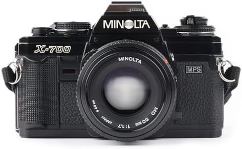 Minolta X-700 35MM SLR Film Camera with MD mount lens System. Included 50mm f/2 Manual Focus Lens (Renewed)