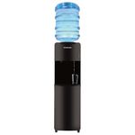 Frigidaire EFWC498 - Top Loading Cooler Dispenser -Hot & Cold Water - Child Safety Lock - Innovative Slim & Sleek Design, Holds 3 or 5 Gallon Bottles - Black