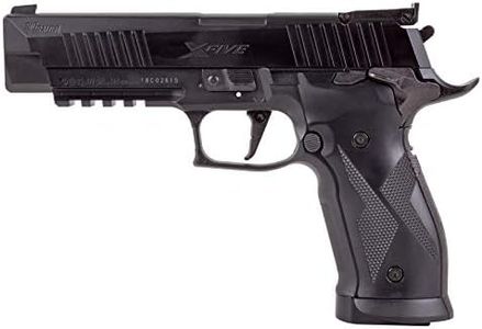Sig Sauer X-Five CO2-Powered .177 Caliber Semi-Auto Black Air Pistol with 20rd Pellet Mag - CO2 Cartridges Not Included